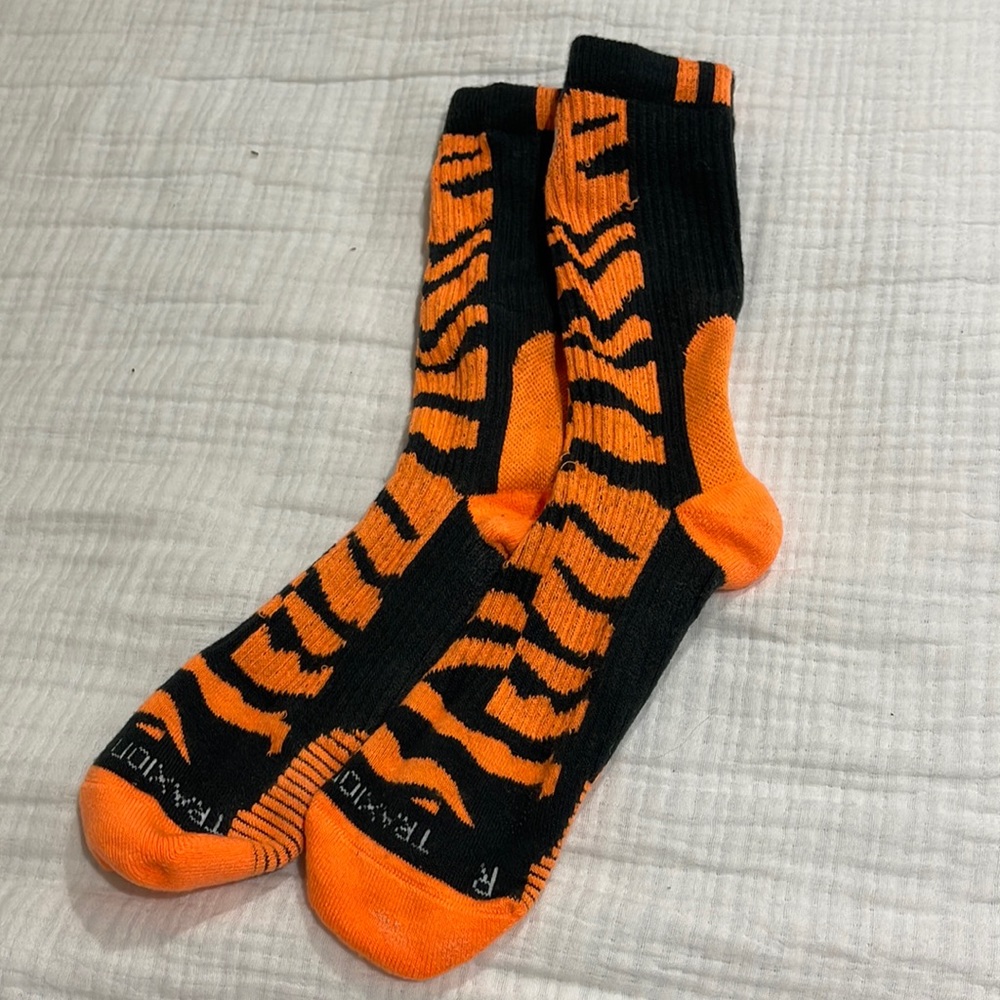 traxion tiger athletic socks!